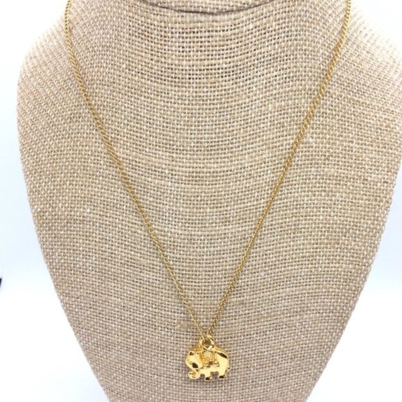 ELEPHANT CRYSTAL CHARM NECKLACE - Picture 4 of 10